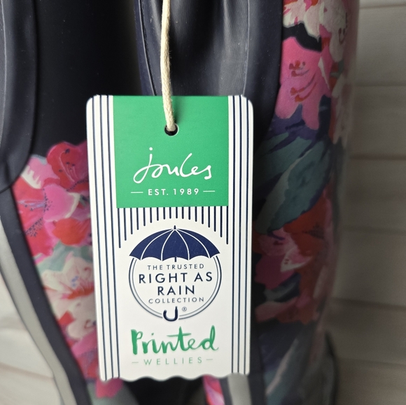 Joules Waterproof Rain Boots Women 9 - Picture 5 of 9